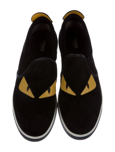 fake fendi monster sneakers|fendi monster slip on.